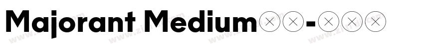 Majorant Medium字体字体转换